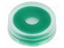 Button; -40÷85°C; round; green