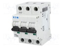 Circuit breaker; 400VAC; Inom: 4A; Poles: 3; DIN; Charact: B; 6kA