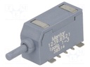 Switch: push-button; Pos: 2; SPDT; 0.5A/60VAC; 0.5A/60VDC; 5N; round