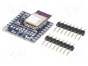 Bluetooth Low Energy module; pin strips; Interface: UART