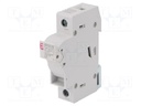 Fuse disconnector; 10,3x38mm; Mounting: for DIN rail mounting