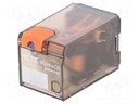 Relay: electromagnetic; 3PDT; 110VDC; 10A/240VAC; 10A; max.400VAC