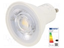 LED lamp; neutral white; GU10; 230VAC; 575lm; 6.5W; 4000K