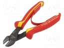 Pliers; side,cutting,insulated; 180mm