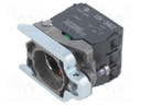 Contact Block, 6 A, 120 V, 1 Pole, Harmony XB4 Series, Screw Clamp