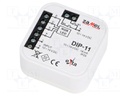 RGB controller; IP20; 10÷14VDC; flush mount; -10÷55°C; 60mW