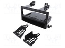 Radio mounting frame; Hyundai,Kia; 1 DIN; black