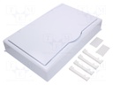 Enclosure: for modular components; IP40; white; No.of mod: 36