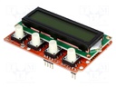 Expansion board; LCD display; I2C,UART; ICSP,UEXT,pin strips