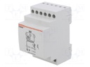 Transformer: mains; 25VA; 230VAC; 12V; 24V; Leads: terminal block