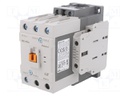 Contactor: 3-pole; NO x3; Auxiliary contacts: NO + NC; 110VAC; 65A