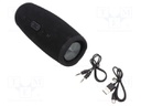 Speaker; black; Jack 3,5mm,microSD,USB A; Bluetooth 5.0; 10m