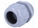 Cable gland; PG29; IP68; Mat: polyamide; grey; UL94V-2