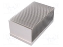 Heatsink: extruded; grilled; natural; L: 100mm; W: 174mm; H: 75.5mm