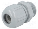 Cable gland; M16; IP68,IP69K; Mat: polyamide; dark grey