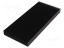 Heatsink: extruded; grilled; black; L: 200mm; W: 90mm; H: 17mm