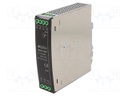 Power supply: switched-mode; 75W; 24VDC; 3.2A; 90÷264VAC; DIN; 370g
