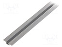 Profiles for LED modules; natural; 1m; KOZMA; aluminium; recessed