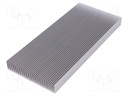 Heatsink: extruded; grilled; natural; L: 200mm; W: 90mm; H: 17mm