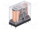 Relay: electromagnetic; SPST-NO; Ucoil: 12VDC; 16A/250VAC; 30mΩ
