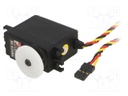 Motor: servo; 4.8÷6VDC; standard; analogue; 55.2g; metal; Len: 300mm