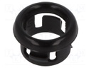 Grommet; Ømount.hole: 7.9mm; Øhole: 6.8mm; black