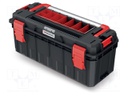 Toolbox; 650x280x280mm; polymer; S BLOCK ALU LOG; IP55