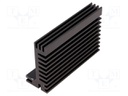 Heatsink: extruded; TO220,TOP3; black; L: 84mm; W: 55mm; H: 28mm