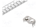 Clip; Mounting: PCB; Size: BR1216,BR1225,CR1216,CR1225; 3.6mm