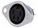 Socket; DIN; female; PIN: 4; Layout: 216°; straight; soldering