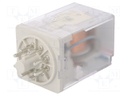 Relay: electromagnetic; DPDT; Ucoil: 24VDC; 10A; max.250VAC; 83g