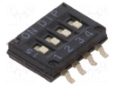 Switch: DIP-SWITCH; Poles number: 4; ON-OFF; 0.1A/50VDC; Pos: 2