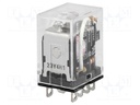 Relay: electromagnetic; DPDT; Ucoil: 240VAC; 10A/110VAC; 10A/24VDC