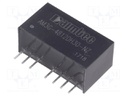 Converter: DC/DC; 3W; Uin: 36÷75V; Uout: 12VDC; Uout2: -12VDC; SIP8