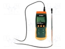 Thermoanemometer; LCD (9999); 0,2÷25m/s; 0÷50°C