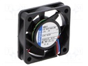 Fan: DC; axial; 40x40x10mm; 8m3/h; 22.1dBA; slide bearing; 5400rpm