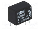 Relay: electromagnetic; SPDT; Ucoil: 24VDC; 2A/120VAC; 2A/24VDC; 2A