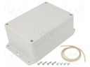 Enclosure: multipurpose; X: 85mm; Y: 165mm; Z: 70mm; Ritec; IP65