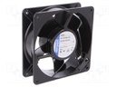 Fan: AC; axial; 230VAC; 119x119x38mm; 114m3/h; 30dBA; slide bearing