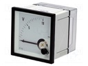 Meter: panel; analogue; 0÷10V; True RMS; Class: 1,5; 45÷65Hz; IP52