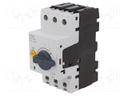 Motor breaker; 1.5kW; 230VAC; DIN; 2.5÷4A; IP20