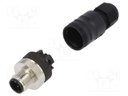 Plug; M12; PIN: 4; male; A code-DeviceNet / CANopen; for cable