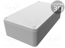 Enclosure: multipurpose; X: 60mm; Y: 112mm; Z: 31mm; 1590W; aluminium