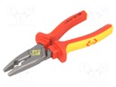 Pliers; insulated,universal; 180mm