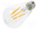 LED lamp; cool white; E27; 220/240VAC; 1350lm; 10W; 300°; -20÷40°C