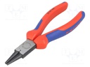 Pliers; round; 160mm; Conform to: DIN/ISO 5745