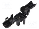 Cable clamp; DT; female; PIN: 3; straight; Works with: DT06-3S