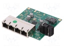 Industrial module: switch Ethernet; unmanaged; 5÷30VDC; RJ45