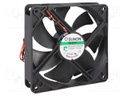 Fan: DC; axial; 24VDC; 120x120x25mm; 127.42m3/h; 34dBA; Vapo; 24AWG