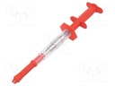 Clip-on probe; 16A; Urated: 1kV; red; Plating: nickel plated